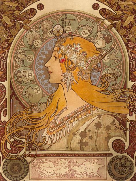 Art calendars featuring various artistic works